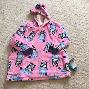 Kids Pink Character Hoodie with Fun Print